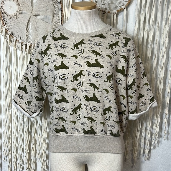 Jackson Rowe Stevie Fleece in Wildcat Print Size XS RARE FIND!! - Picture 2 of 9
